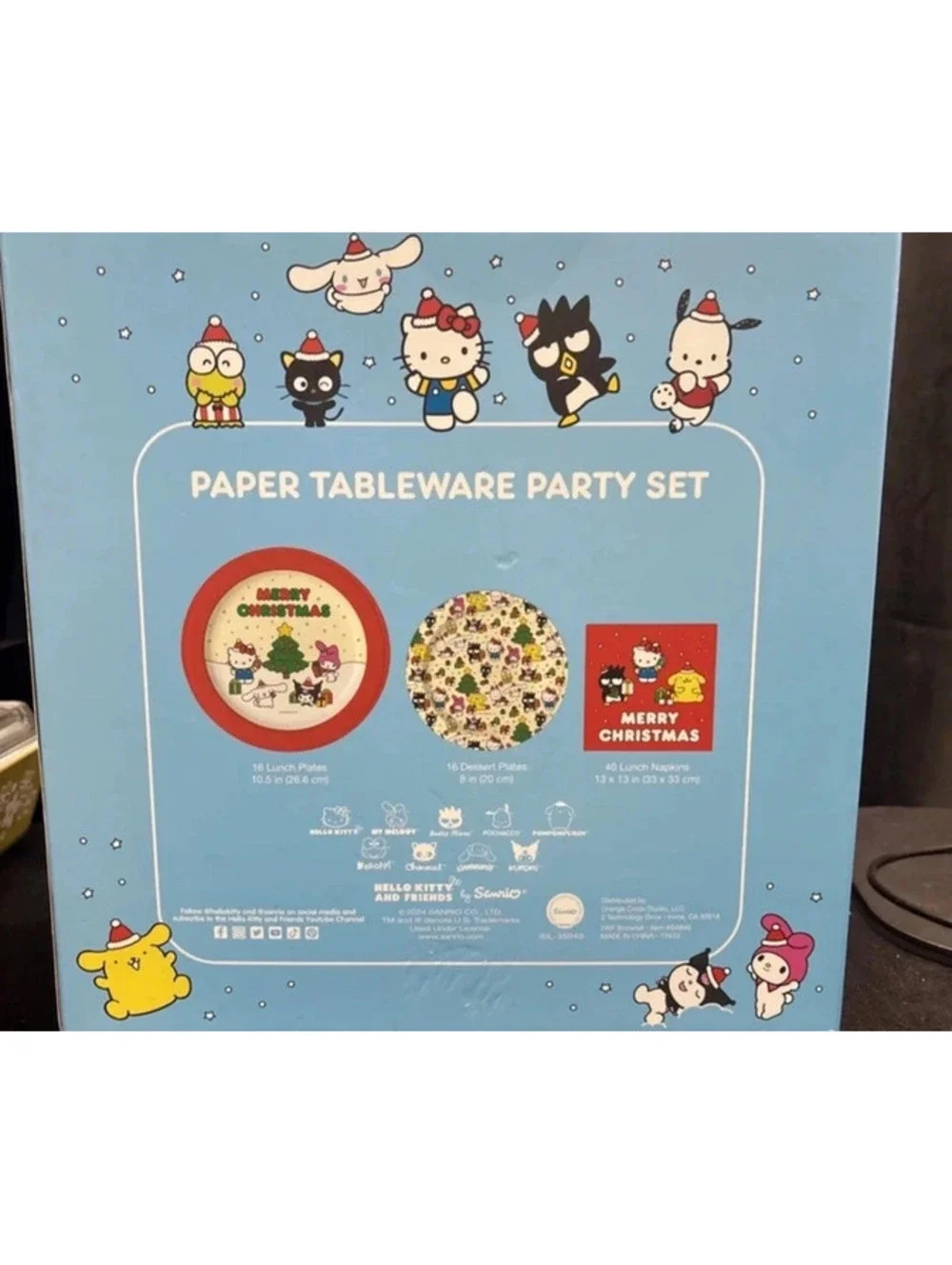 Hello Kitty Merry Christmas Party Set